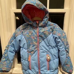 Obermeyer girls ski puffer